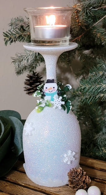 Wine Glass TeaLight Kandle Holder~Click for Options