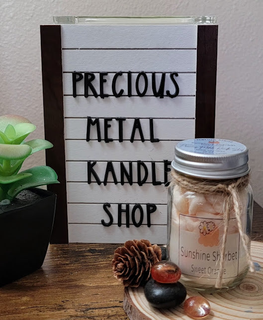 Wickless/Flameless ~Nature Meltz ~ Sunshine Sherbet- A delicious Sweet Orange Fragrance.