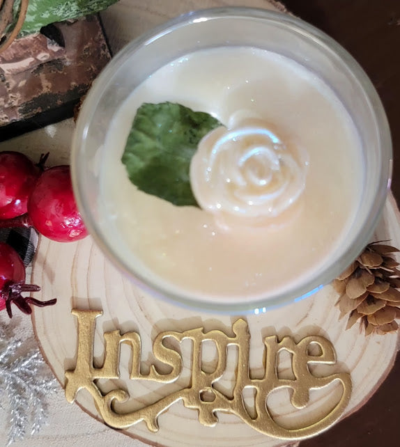 Opalescence~ Peppermint Wickless Kandle