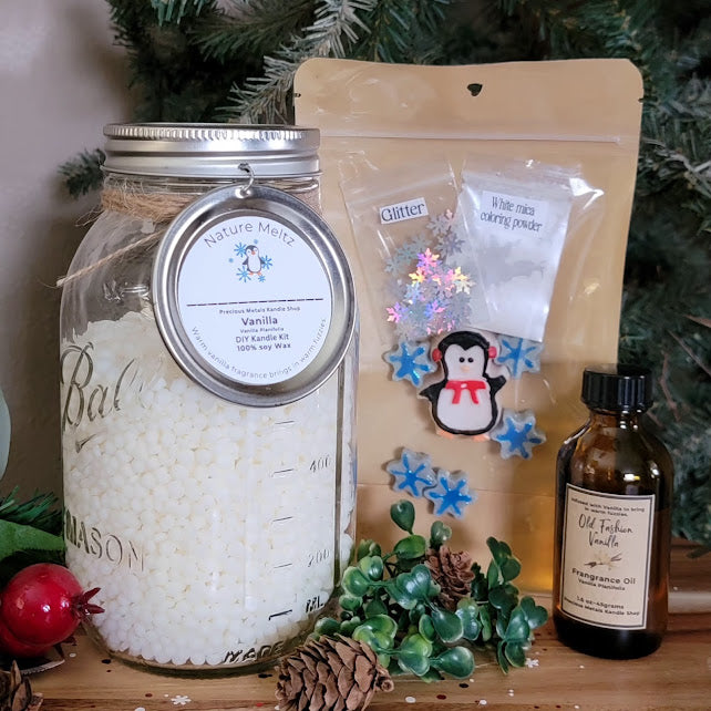 DIY Holiday Kandle Kits~ Mason Jar wickless Kandle- CLICK FOR OPTIONS