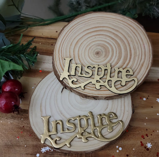 Kandle Plates~Raw Wood Cirlce