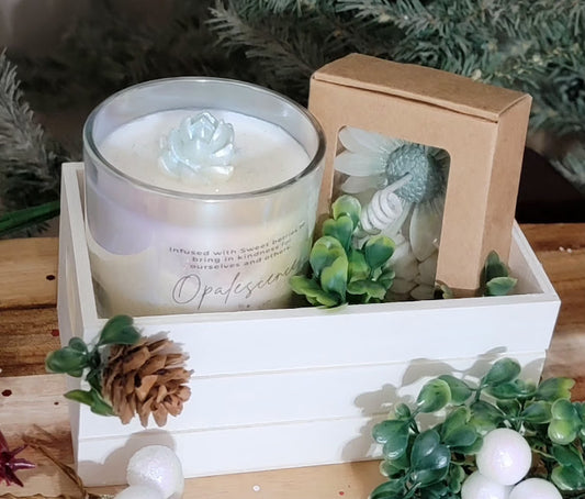 Opalesence Wickless Kandle ~ Flower Kandle and melts