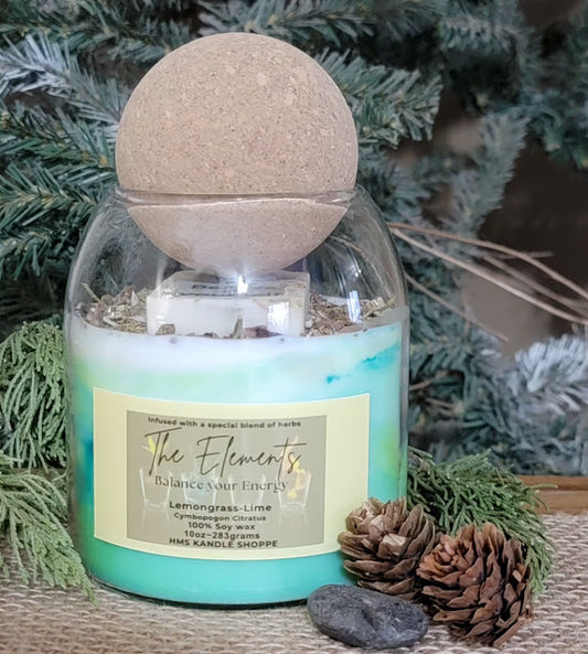 Wickless Kandle
100% Soy Wax
10oz~283grams Glass Vessel with Cork Ball Lid


Each kandle is hand poured with marbling effect. No two kandles are the same!


This kandle fragrance is fresh and clean. This kandle is great any time you are feeling a little off. It was created using a special blend of herbs to assist in grounding energy. Not only does this kandle smell amazing, look amazing... it has a beautiful wax melt affirmation message waiting inside. Just for you!! The highest vibration you can get is.. S