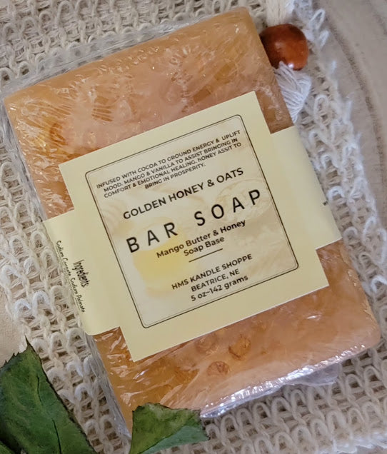 Spiritual BAR SOAP- Golden Honey & Oats