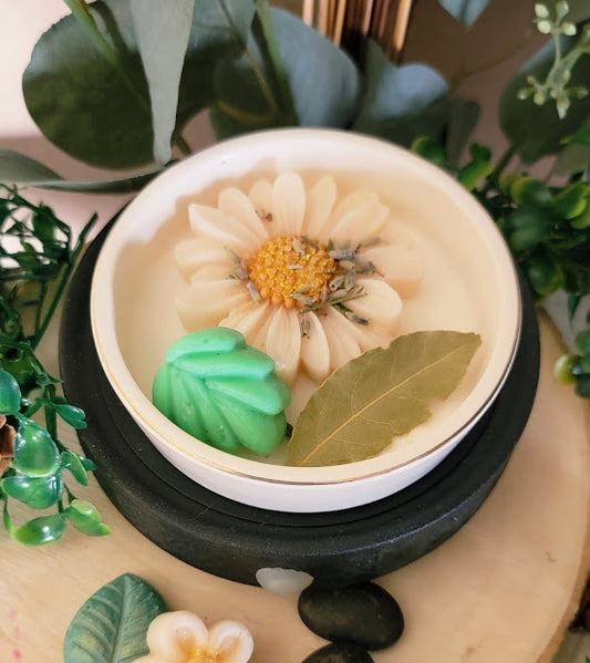 Clean and Fresh -Spiritual Wax Melts

3oz-85grams 100% Soy&nbsp;

Each wax melt is infused with a special blend of herbs paired with fragrances.&nbsp;

Infused with White Tea, Lavender, and Bay Leaves. The combination of white tea, lavender and bay leaves assists in removing unwanted energies and replaces it with calming and fresh energy back into your space.

*WARNING&nbsp;*

Place melt in Wax Warmer, Medium-High heat setting. Do not leave warmer unattended. Do not leave warmer on for more than 4 hours. Ke