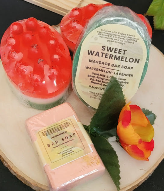 Sweet Watermelon Massage Bar Soap Spiritual