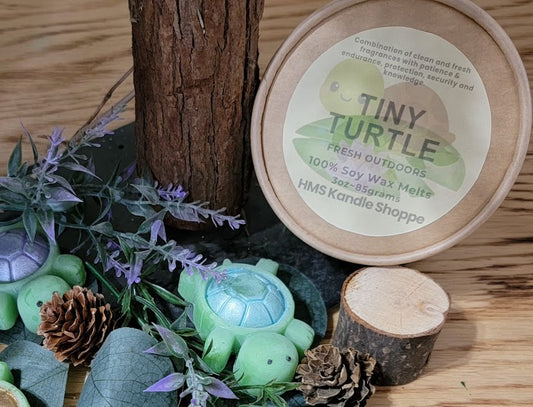 Tiny Turtle Wax Melts-Spiritual

100% Soy Wax Melts

3oz-85grams in a recyclable container.

These tiny turtles are so much fun. They are perfect to just set out as decoration or put into your wax melter. The beautiful colored shells will have shimmery swirls when melted.

A combination of clean and fresh fragrances with the patience &amp; endurance of a tiny turtle. they also are known for protection, security and knowledge.



*WARNING&nbsp;*

Place melt in Wax Warmer, Medium-High heat setting. Do not lea
