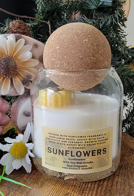 Sunflowers- Spiritual Kandle