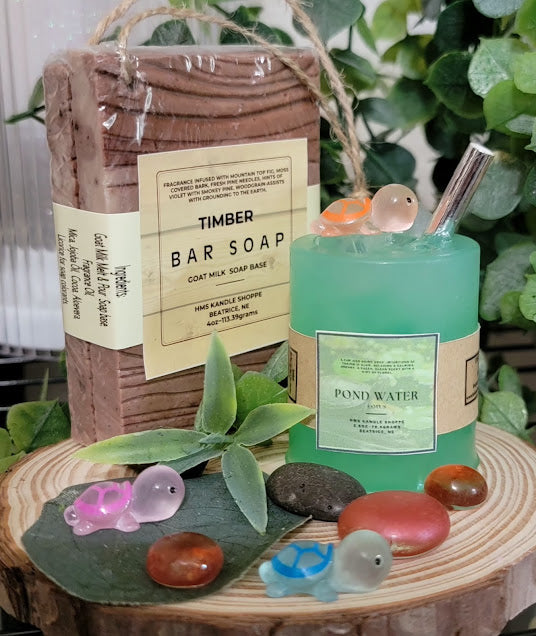 Iced Drink Decorative Soap-Spiritual

These are cute little refreshing drinks that comes complete with ice cubes and a straw.

Your choice of Pond Water or Lake Water.

These are decorative Soap Drinks that are100% usable!&nbsp;
Set on bathroom or kitchen counter, a shelf for a cute decorative accent. Your guest's will love them. *If used with water tiny turtle, natural embeds and soap pieces will release from soap base.&nbsp;



Pond Water-2.8oz-79.4grams

Fragrance- Lotus a fun, light fragrance of Lotus. 