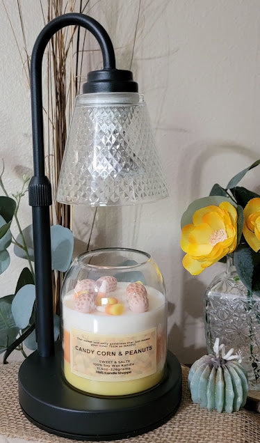 Candle Warmer Lamp with Timer: Black Warmer

Height Adjustable, with 2 Bulbs-The lamp warmers warm wickless kandles from a led bulb.&nbsp;

If on is selected, you will need to manually shut the lamp off. If 2, 4 or 8 is selected lamp will automatically shut off.

TIMER: Electric candle warmer has 3 timer settings of 2 hours, 4 hours and 8 hours so that you can control the duration of usage.&nbsp;

HEIGHT ADJUSTABLE: Warmer lamp has the function of height adjustable, allowing you to adjust the height accordi