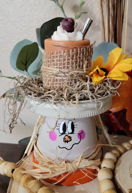 Pumpkin Spice &amp;&nbsp;Everything Nice- Spiritual

2.5oz-70.8grams

100% Soy Wax Melt Drink

Pumpkin Spice Buttercream with a hint of Cranberry and Cinnamon&nbsp; Fragrance

&nbsp;Infused with cinnamon, pumpkin spice and cranberry fragrance.-assist with clearing unwanted energy, prosperity, protection and abundance.

&nbsp;*Remove burlap from wax melt before melting. The Drink can be cut into smaller pieces if you choose. The drink can be cut with a warm knife. Or you can place entire drink in warmer dish