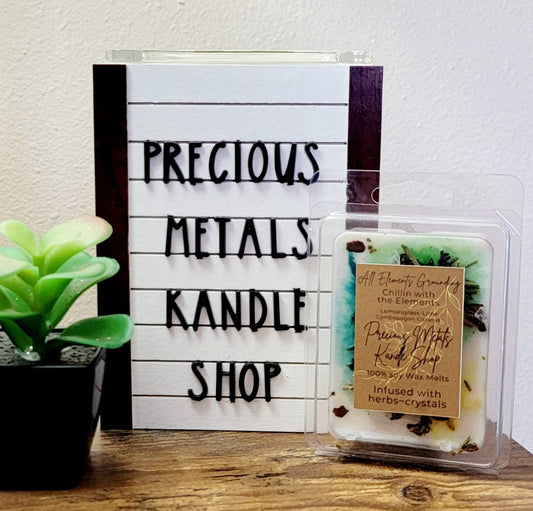 Chillin with the Elements~Grounding ~Wax Melts with Intentions