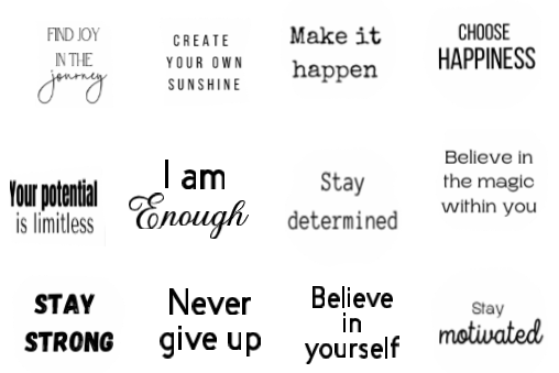 Affirmation Tea Lights~ I am Enough