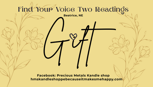 Find Your Voice Two Readings Gift card