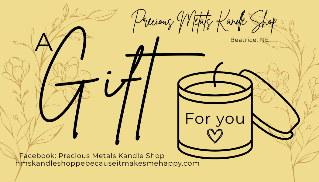 Precious Metals Kandle Shop Gift Card