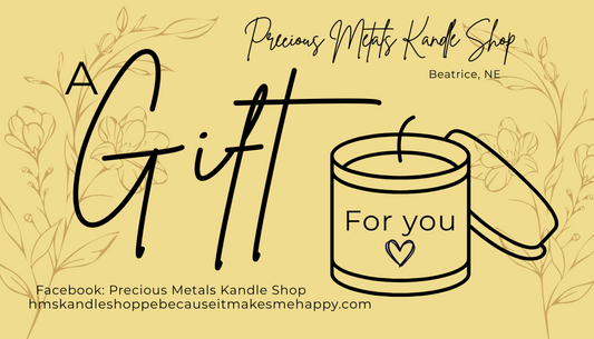 Precious Metals Kandle Shop Gift Card