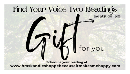 Find Your Voice Two Readings Gift card