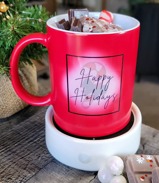 Holiday Hugs ~ In Mugs Wickless Kandle